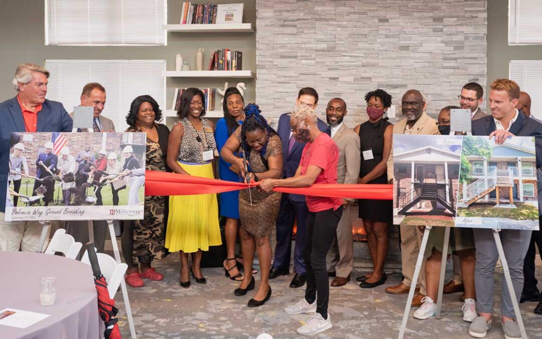 The Millennia Companies® Hosts Ribbon Cutting Ceremony at Valencia Way to Celebrate Rehabilitation of Affordable Apartment Developments